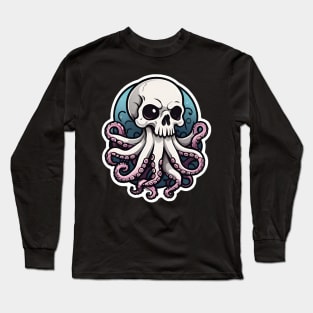 Octopus Skull 2 Long Sleeve T-Shirt